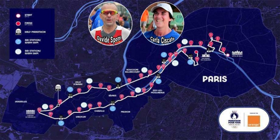 Il percorso e due tra i fortunati protagonisti