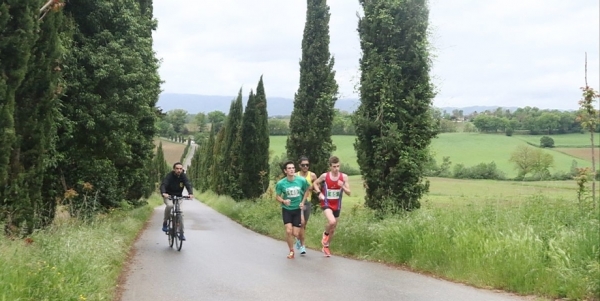 Il trio dominatore della gara