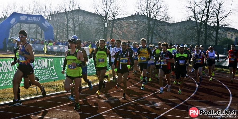 La partenza della mezza maratona