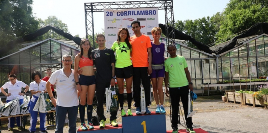 Foto podio femminile e maschile 20^ Corrilambro