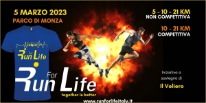 Run for life alla Cascina S. Fedele di Monza il 5 marzo