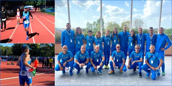 Tucci e la squadra azzurra