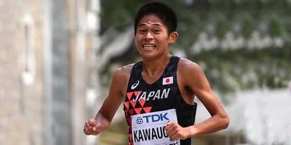Yuki Kawauchi ai mondiali di Londra del 2017, arrivato nono in 2:12:19