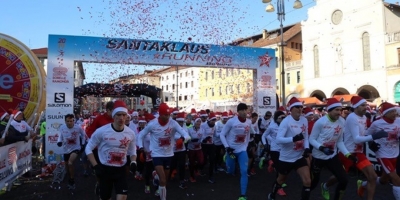 Un mese alla Santaklaus Running di Belluno: torna la corsa dei Babbi Natale