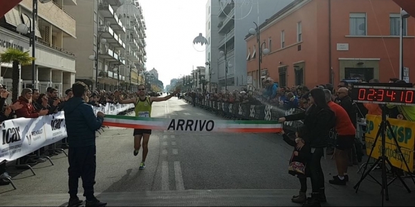 L&#039;arrivo di Romano, il vincitore 