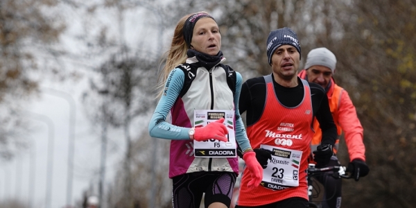 Laura Gotti in azione alla Maratona di Reggio Emilia 2017