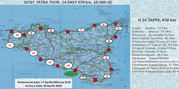 Dal 17 al 30 aprile il Sicily Ultra Tour cerca collaboratori