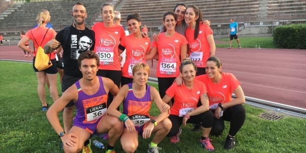 Amici alla Lierac Beauty Run