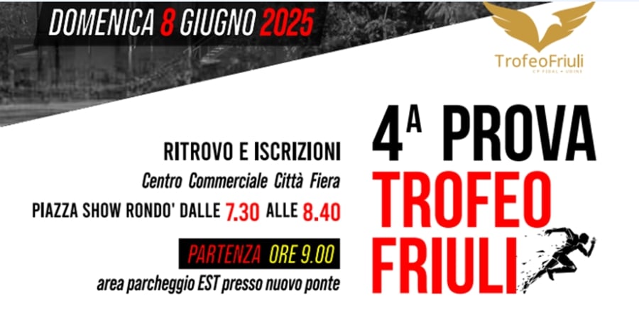 Arriva il Trofeo CittàFiera, Martignacco (UD), 8 giugno