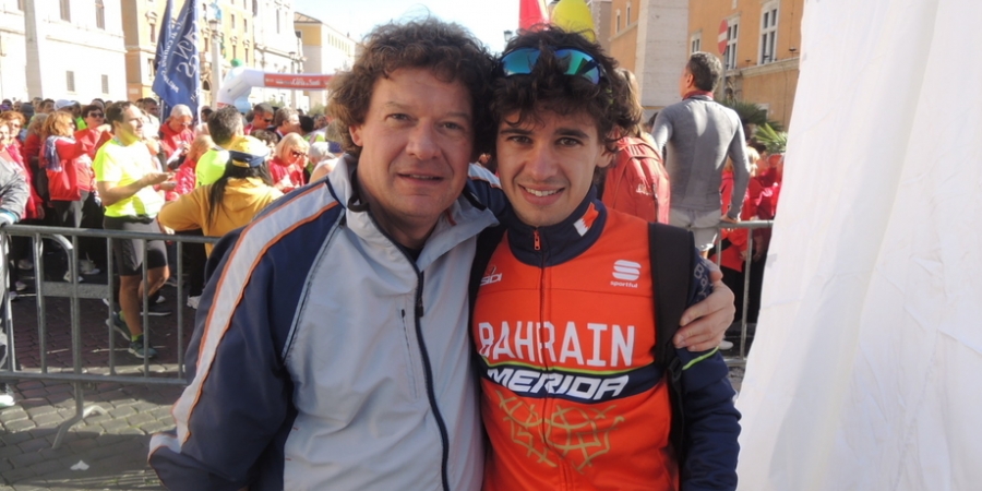 Ivan Valenti con il papà