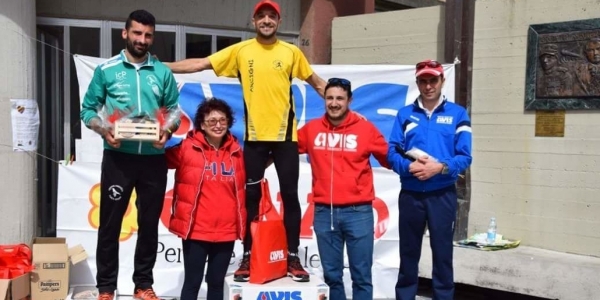 Cavallini in premiazione