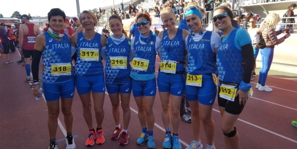 La squadra azzurra femminile