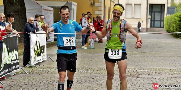 L&#039;arrivo di Adorni e Zanni sulla 36 km.