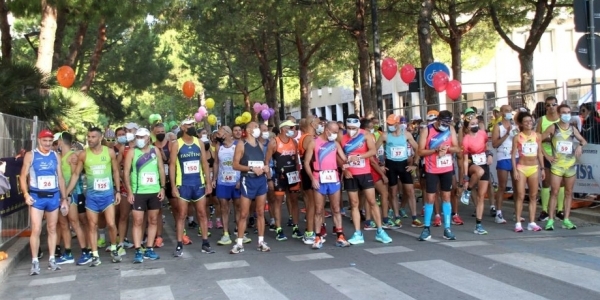 La partenza della maratona