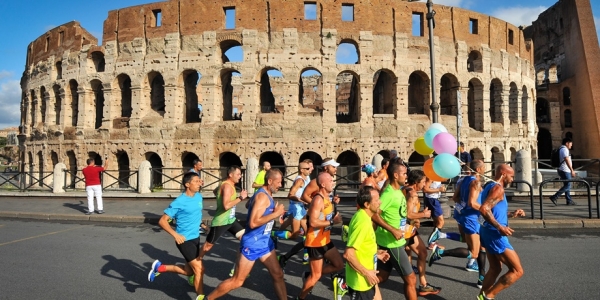 Il Colosseo, il protagonista della gara