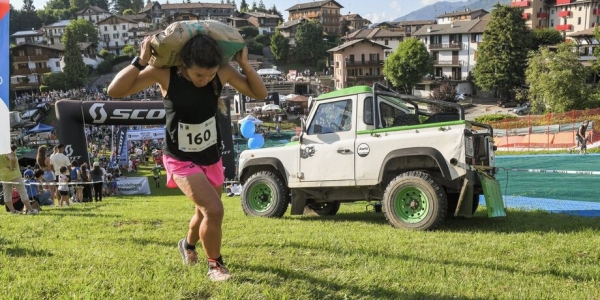 Una fase della gara