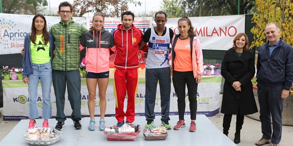 Cinisello di Corsa podio femminile e maschile 2018