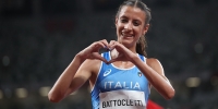 La foto rappresenta Battocletti proprio a Tokio, quando realizzò il suo personale sui 5.000 mt di 14&#039;58