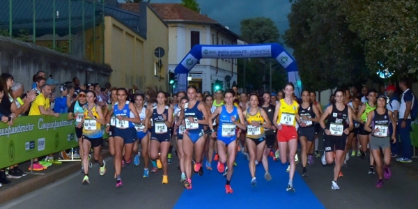 Partenza gara femminile