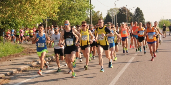 La partenza della 3^ Ris8 Run