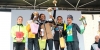 podio femminile, da sinistra Silvia Radaelli, Mary Wangari, Addisalem Tegegn, Gedamnesh Yayeh, Eliana Patelli 