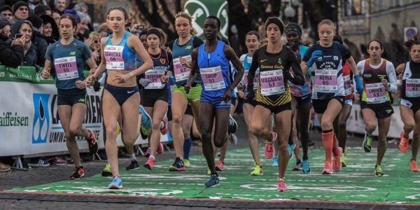 Partenza gara femminile edizione 2017 