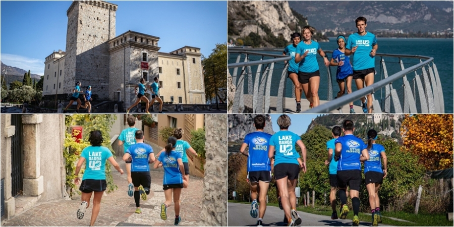 Alcuni passaggi della Lake Garda 42 in occasione delle prove sul percorso