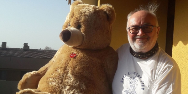 L&#039;Orso Ettore (a sinistra...) con Ettore Comparelli