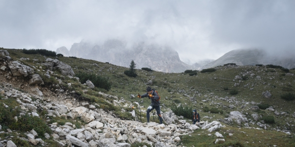 Un momento della gara 