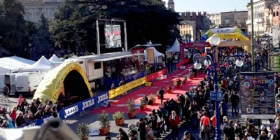 Verona vista di là dalle transenne